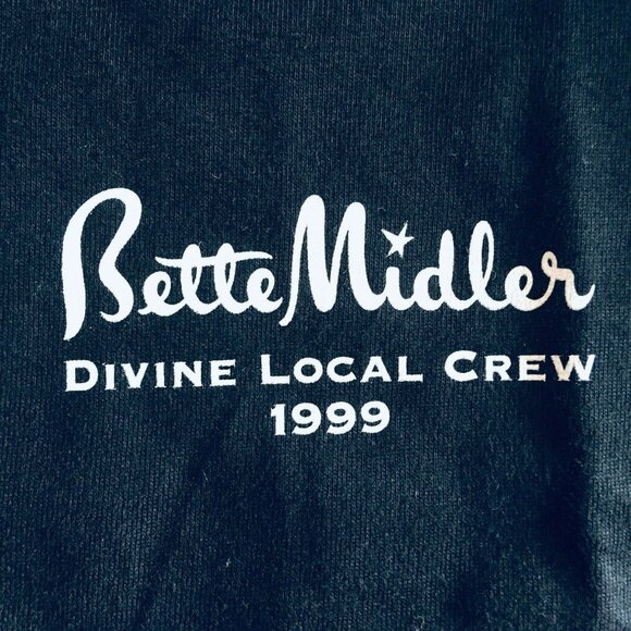 VTG 1999 Bette Midler Divine Local Crew T-shirt Size XL 100% Cotton USA- Mexico - Picture 3 of 4